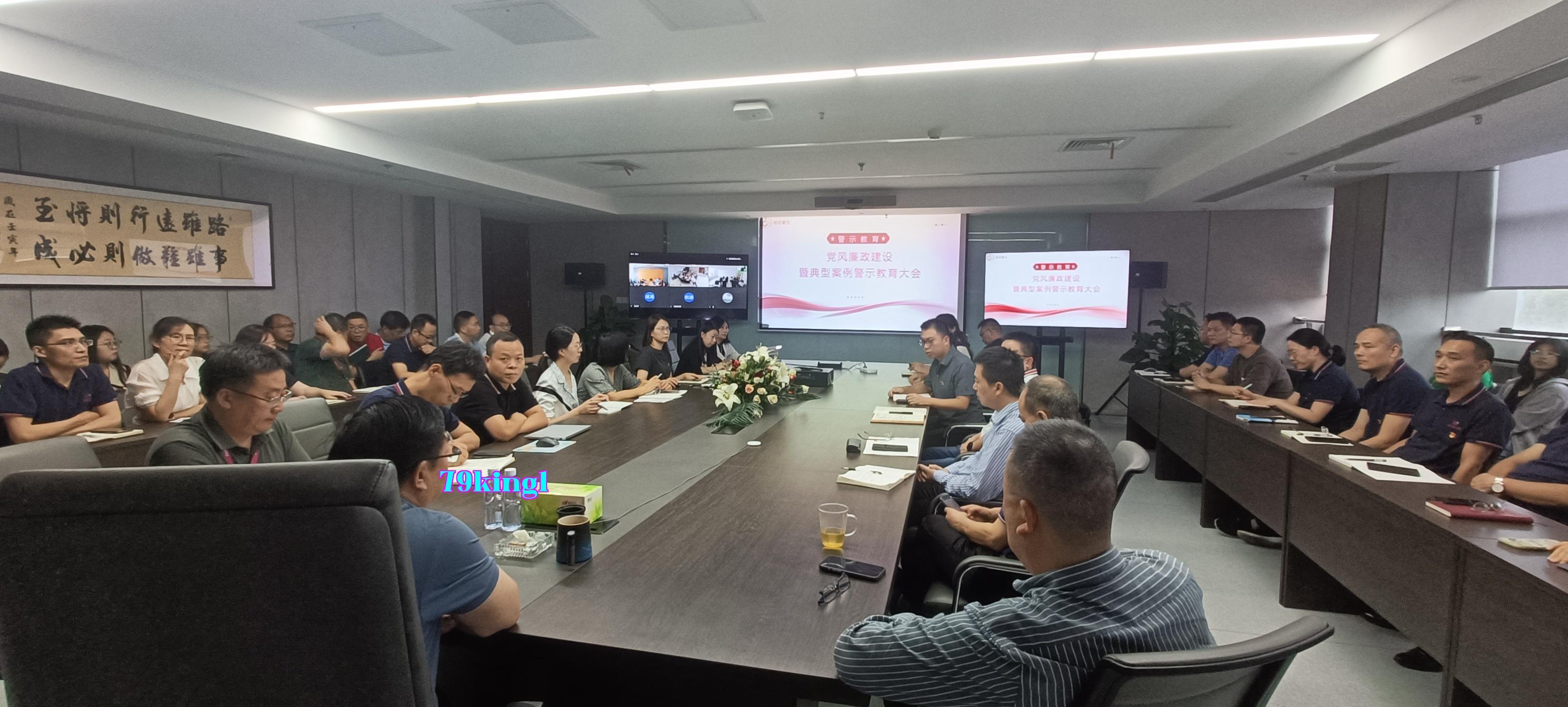 Chi bộ Đảng của Công ty Năng lượng Changhong tổ chức hội nghị cảnh báo xây dựng công tác chính trị và đạo đức