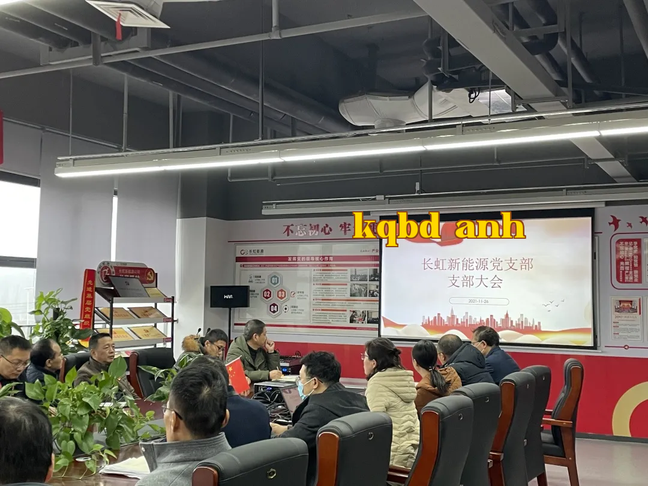 Chi bộ Công ty Năng lượng Mới học tập tinh thần của Hội nghị toàn thể lần thứ sáu Ban Chấp hành Trung ương Đảng Cộng sản Trung Quốc khóa 19